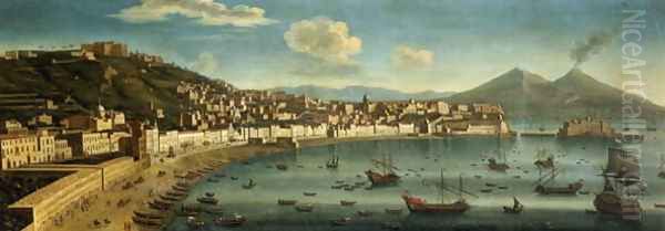 View of The Bay of Naples from the Bay of Chiaia - view 1