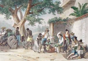 Chatimens Domestiques, engraved by Deroi, 1827-35 by Johann Moritz Rugendas