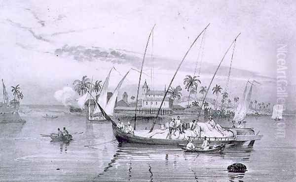 The Island of Itaparica, Brazil, engraved by Leon Jean Baptiste Sabatier fl.1827-87 and Victor Adam 1801-66 c.1835 - view 1