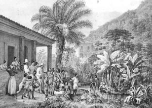 Indians on a Plantation, engraved by Victor Adam 1801-66 c.1835