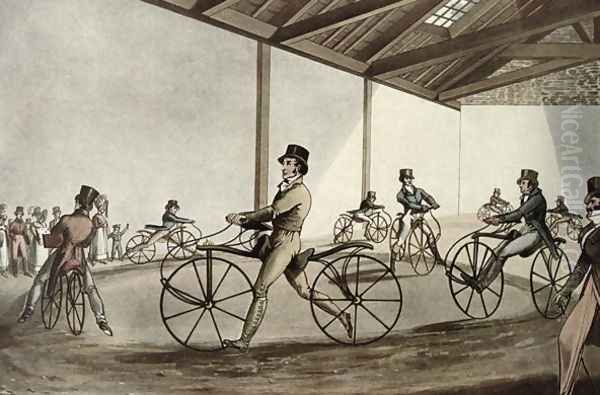 The Pedestrian Curricle patented by Dennis Johnson, c.1819 - view 1