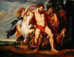 Drunken Hercules by (studio of) Rubens, Peter Paul