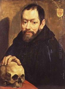 Portrait of Brother Alexien Jan van der Linden 1577-1638 Provincial for Brabant of the Order of the Alexian Brothers by (studio of) Rubens, Peter Paul