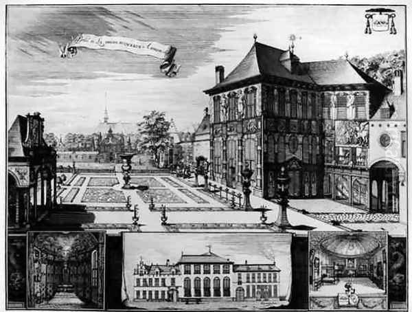 View of the Hilwerue House belonging to Peter Paul Rubens 1577-1640 1692 - view 1