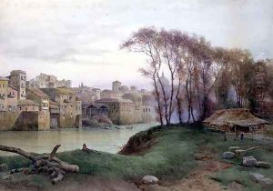 View of the Prati di Castello, Rome by Ettore Roesler Franz