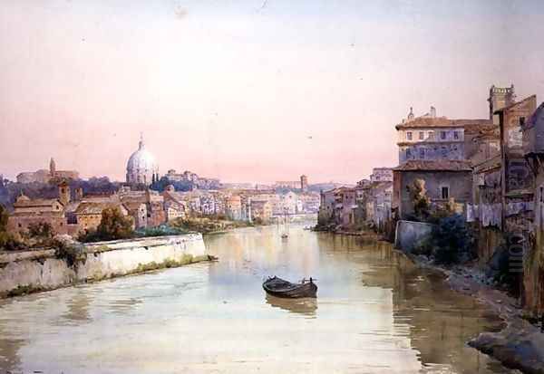 View of the Tevere from the Ponte Sisto - view 1