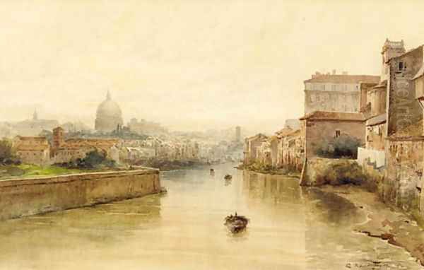 St. Marks, Rome, from the Tiber - view 1