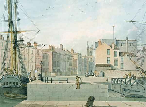 View of Prince Street, Bristol, 1826 - view 1