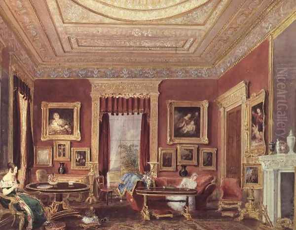 The Drawing Room, Leigh Court, Bristol, c.1840 - view 1