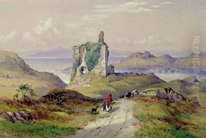 Tarbert Castle, Loch Fyne by Thomas Miles Richardson