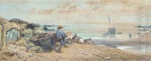 Bonchurch, Isle of Wight by Thomas Miles Richardson