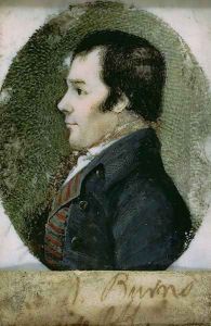 Portrait of Robert Burns 1759-96 1795-96 by Alexander Reid