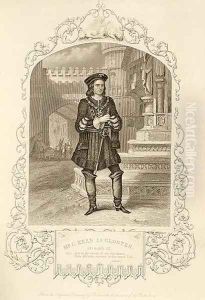Mr C. Kean as Gloster, Act I Scene 1, in Richard III, by William Shakespeare 1564-1616 by Alexander Reid