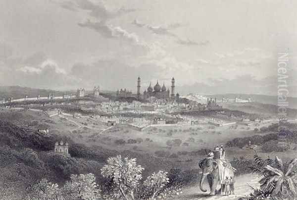 Delhi, engraved by Edward Paxman Brandard 1819-98 c.1860 - view 1
