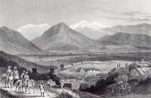 Cabul from the Bala Hissar, engraved by J. Stephenson, c.1870 by Ramage, J