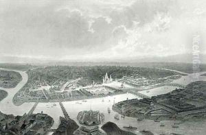 St.Petersburg, engraved by S.Bradshaw, c.1860 by Ramage, J