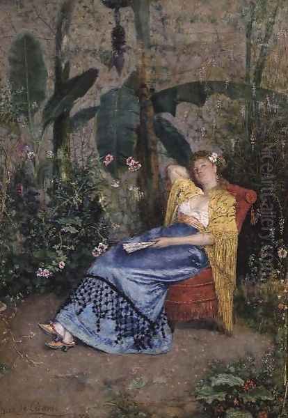 A Siesta in the Garden, 1875 - view 1