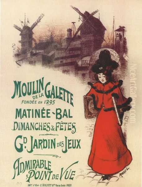 Poster advertising the Moulin de la Galette, 1896 - view 1
