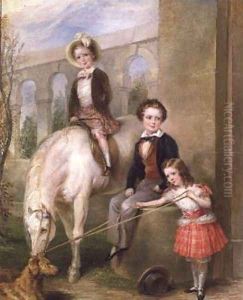 A Family Group by Thomas Junior Richmond