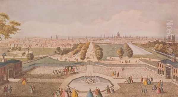 View of St. Jamess Park from Buckingham Palace - view 1