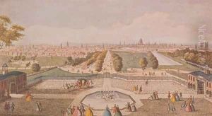 View of St. Jamess Park from Buckingham Palace by Jacques Rigaud