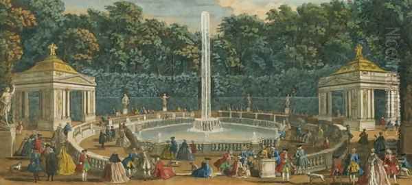 The Domes in the Garden at Versailles, pub. by Laurie and Whittle, 1794 - view 1