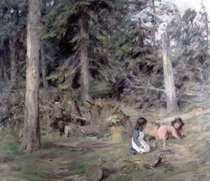 Around a Camp Fire, 1899 Around a Camp Fire, 1899