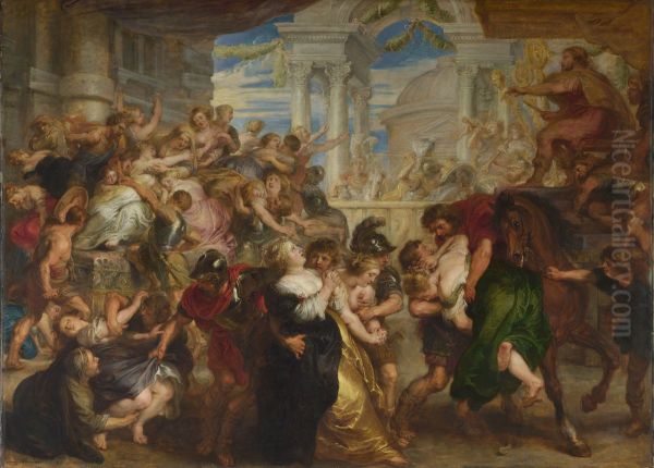 The Rape of the Sabine Women - view 1