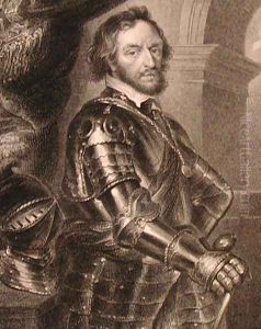 Portrait of Thomas Howard 1585-1646 2nd or 14th Earl of Arundel, from Lodges British Portraits, 1823 Portrait of Thomas Howard 1585-1646 2nd or 14th Earl of Arundel, from Lodges British Portraits, 1823