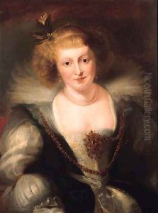 Portrait of Helena Fourment in a richly ornate dress
