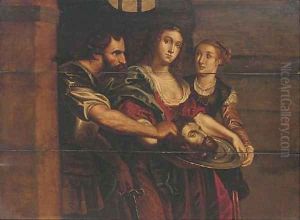Salome with the head of St. John the Baptist by (studio of) Rubens, Peter Paul