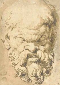 Head of a Satyr by (studio of) Rubens, Peter Paul