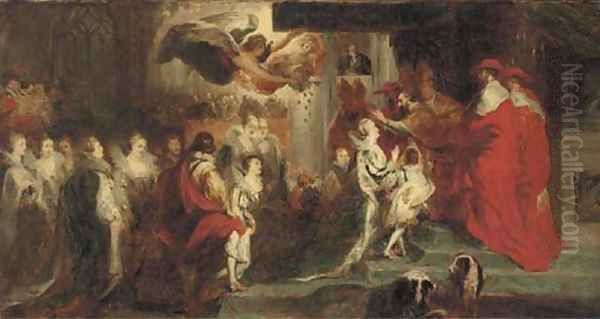 The coronation of Maria de Medici - view 1