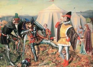 Hotspur and the Courtier by Edward Rainford