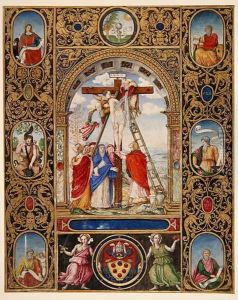 Marlay Cutting IT.34 The Deposition from the Cross and border fragments from a missal of Pope Clement VII, after 1523 by Vincent Raymond