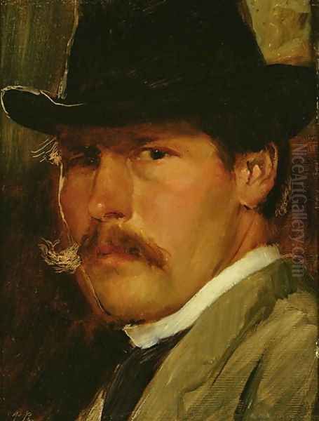 Self Portrait in a Hat, 1900 - view 1