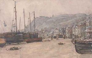View of Hastings by Henry Robert Robertson