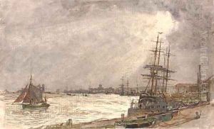 A break in the clouds by Henry Robert Robertson