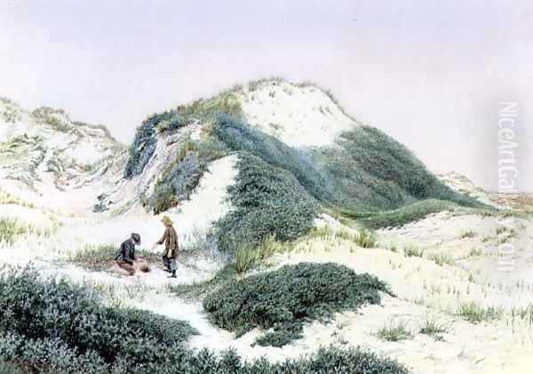 Among the sandhills at Hightown 1885 - view 1