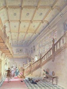 Interior of Beaumanor Hall by William Railton