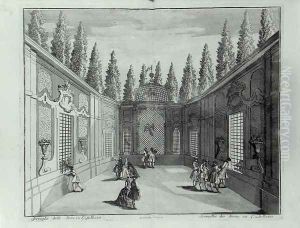 Seraglio of the proud, from Delights of the Villa Castellazzo by Domenico Felice Leonardi, published 1743 by Marc'Antonio dal Re