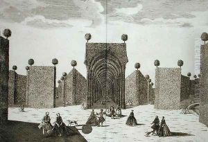 The Topiary Gardens, from Delights of the Villa Castellazzo, by Domenico Felice Leonardi, published 1743 The Topiary Gardens, from Delights of the Villa Castellazzo, by Domenico Felice Leonardi, published 1743