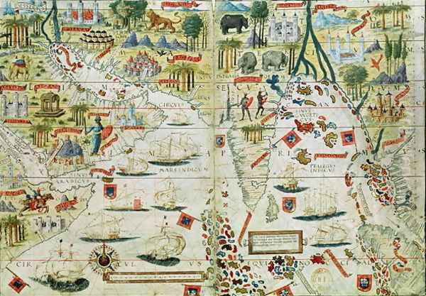 Arabia and India, from the Miller Atlas, c.1519 - view 1