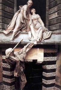 Tomb of Sir Joseph and Lady Elizabeth Nightingale by Louis Francois Roubiliac