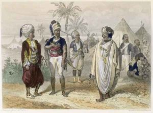 Turkish Volunteers Camp, from Constantinople and the Black Sea, engraved by the Rouargue brothers, 1855 by Rouergue, Adolphe Rouergue, Emile &