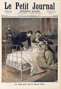 The Croup Cured by Doctor Roux, illustration from Le Petit Journal, 24th September 1894 by Lionel Noel Royer