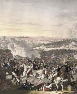 The Flight of Napoleon, Waterloo, 18th June 1815 by Johann Lorenz Rugendas