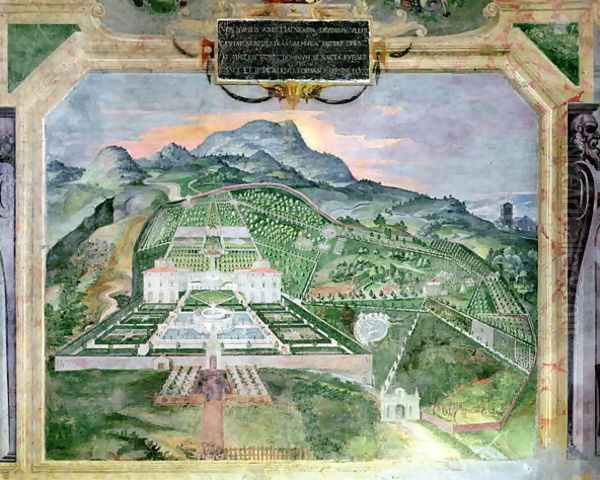 The Villa Lante, fresco in the Loggia, c.1574-76 - view 1