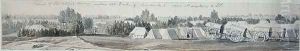 Landscape with Figures and a Wagon by David Charles Read