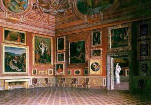 Interior in the Medici Palace by M. Romani